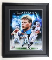 Troy Aikan Signed Custom Framed Photo Display (Aikman) at PristineAuction.com