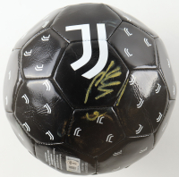 Dusan Vlahovic Signed Juventus Logo Soccer Ball (Beckett) at PristineAuction.com