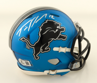 Tim Patrick Signed Lions Alternate Speed Mini Helmet (Beckett) at PristineAuction.com