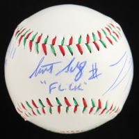 Zack Ward, Yano Anaya, & Scott Schwartz Signed "A Christmas Story" Custom Baseball with Character Inscriptions (Authentic Ink) at PristineAuction.com