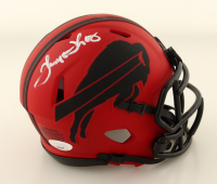 Thurman Thomas Signed Bills Rave Alternate Speed Mini Helmet (JSA) at PristineAuction.com
