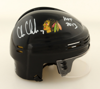 Chris Chelios Signed Blackhawks Mini Helmet Inscribed "HOF 2013" (JSA) at PristineAuction.com
