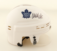 Wendel Clark Signed Maple Leafs Mini Helmet (JSA) at PristineAuction.com