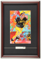 Willie Stargell Signed Custom Framed Cut Display with LeRoy Neiman Art Print (PSA) at PristineAuction.com