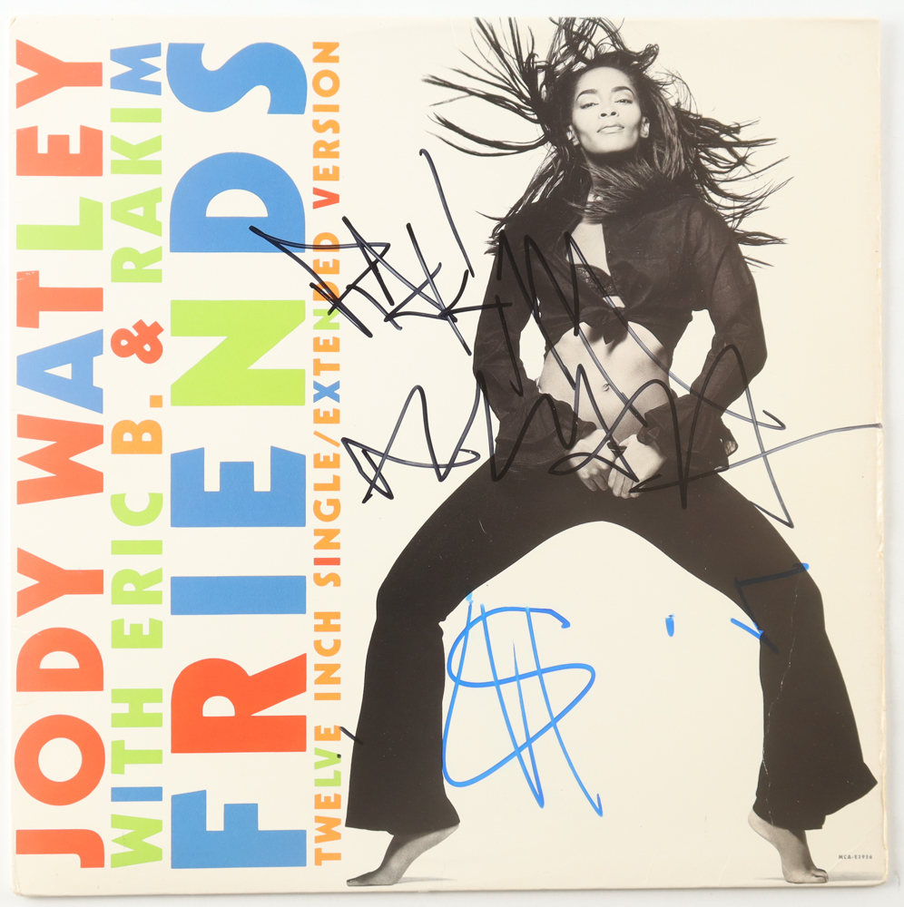 Eric B. Signed "Friends" 12x12 Album Sleeve (Beckett) at PristineAuction.com Eric B. Signed "Friends" 12x12 Album Sleeve (Beckett) at PristineAuction.com