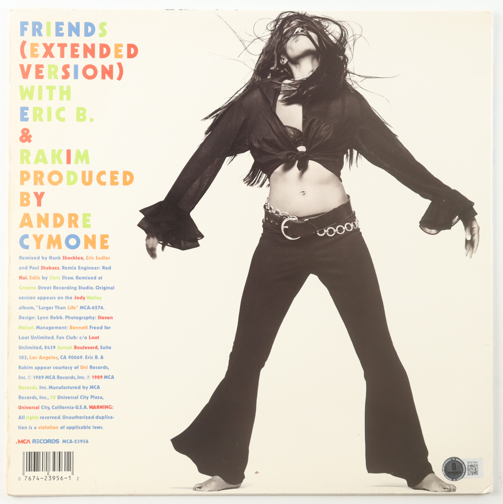 Eric B. Signed "Friends" 12x12 Album Sleeve (Beckett) at PristineAuction.com Eric B. Signed "Friends" 12x12 Album Sleeve (Beckett) at PristineAuction.com