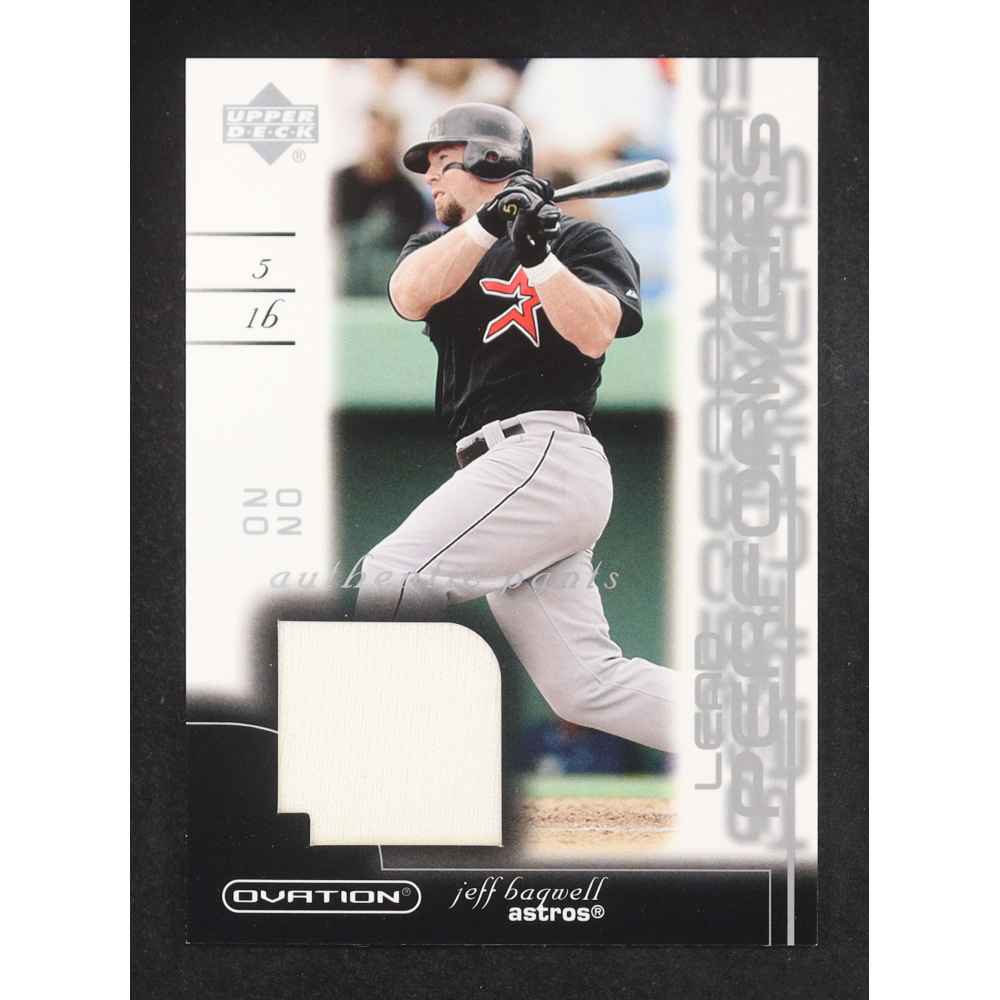 Jeff Bagwell 2002 Upper Deck Ovation Lead Performer Jerseys #LPJB at PristineAuction.com