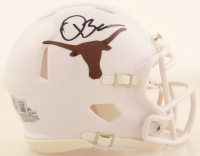 Quinn Ewers Signed Texas Longhorns Speed Mini Helmet (Beckett) at PristineAuction.com