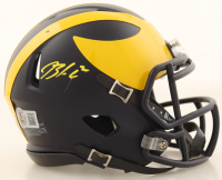 Blake Corum Signed Michigan Wolverines Speed Mini Helmet (Beckett) at PristineAuction.com