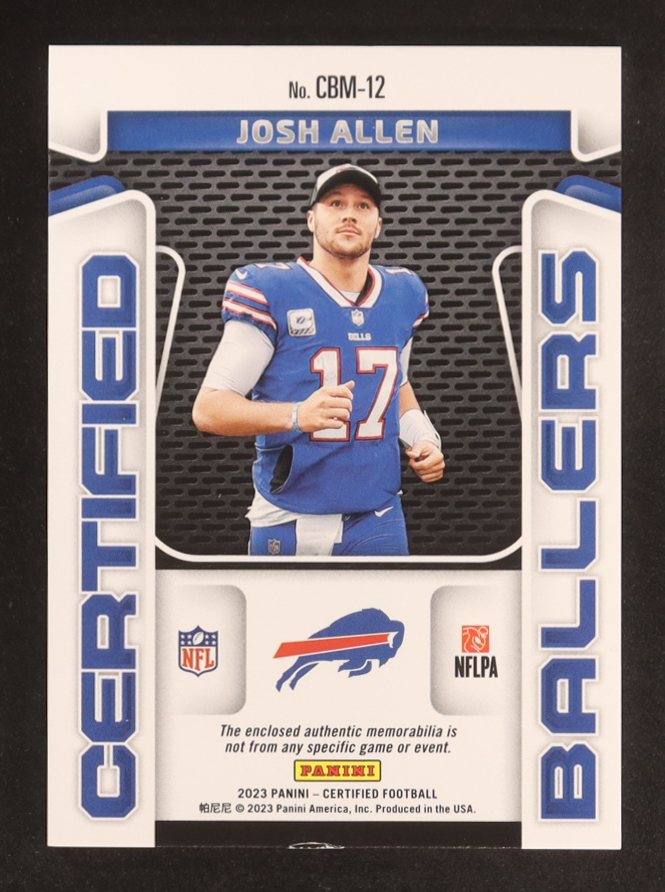 Josh Allen 2023 Certified Certified Ballers Mirror Teal #12 #10/25 at PristineAuction.com Josh Allen 2023 Certified Certified Ballers Mirror Teal #12 #10/25 at PristineAuction.com