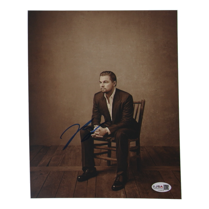 Leonardo DiCaprio Signed 8x10 Photo (JSA) at PristineAuction.com Leonardo DiCaprio Signed 8x10 Photo (JSA) at PristineAuction.com
