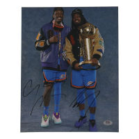 Jalen Williams & Luguentz Dort Signed Thunder 11x14 Photo (PSA) at PristineAuction.com