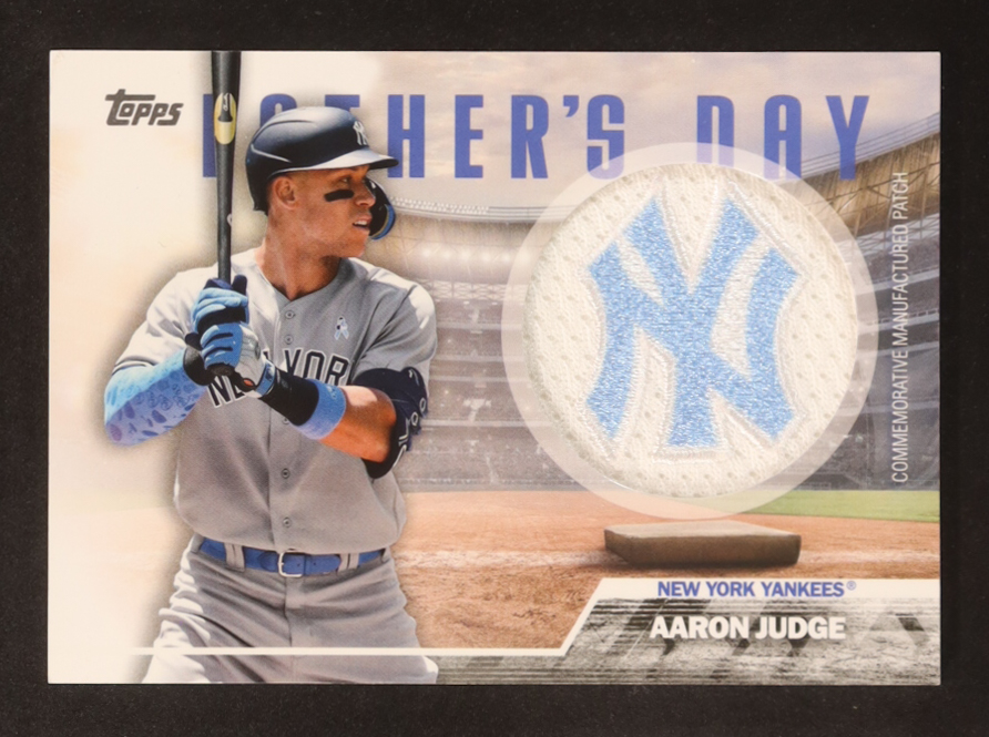 Aaron Judge 2023 Topps Father's Day Commemorative Team Patches #FDAJU at PristineAuction.com Aaron Judge 2023 Topps Father's Day Commemorative Team Patches #FDAJU at PristineAuction.com