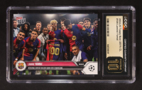 Lamine Yamal 2024-25 Topps Now UEFA Champions League #149 (CGC 10 | Pristine Black Label) at PristineAuction.com