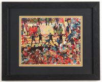 LeRoy Neiman "Muhammad Ali vs. Joe Frazier At Madison Square Garden" Custom Framed Print Display at PristineAuction.com