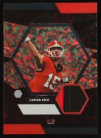 Carson Beck 2024 TruSport Jumbo Trucreator Cracked Ice #8 #JC-CB JSY RC at PristineAuction.com