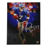 Plaxico Burress Signed Giants 8x10 Photo (AW) at PristineAuction.com