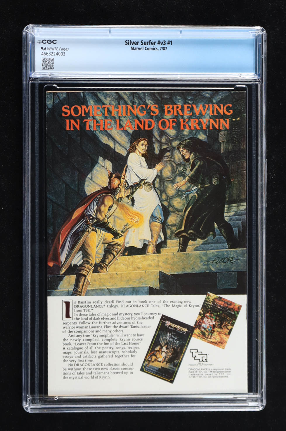 1987 "Silver Surfer" Issue #v3 #1 Marvel Comic Book (CGC 9.6) at PristineAuction.com 1987 "Silver Surfer" Issue #v3 #1 Marvel Comic Book (CGC 9.6) at PristineAuction.com