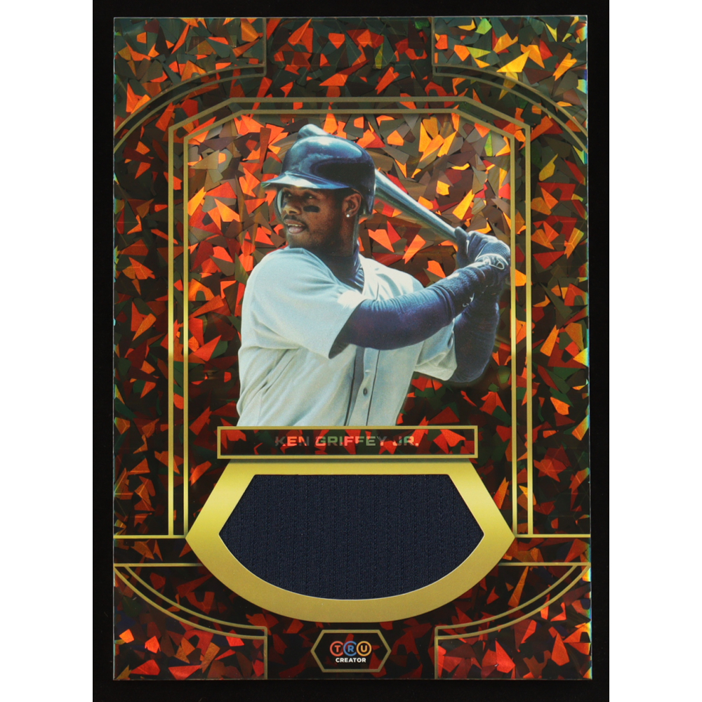 Ken Griffey Jr. 2024 TruSport Jumbo Trucreator Cracked Ice #15 #JCKGJ JSY at PristineAuction.com