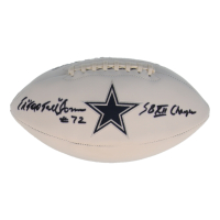 Ed "Too Tall" Jones Signed Cowboys Logo Football Inscribed "SBXII Champs" (Beckett & Prova) at PristineAuction.com