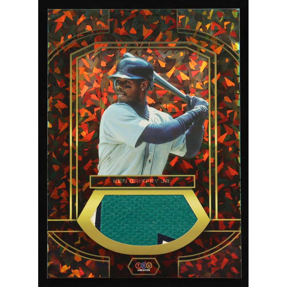 Ken Griffey Jr. 2024 TruSport Jumbo Trucreator Cracked Ice #15 #JCKGJ JSY at PristineAuction.com