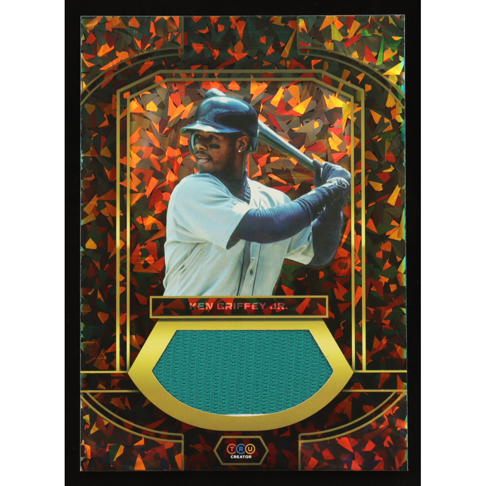 Ken Griffey Jr. 2024 TruSport Jumbo Trucreator Cracked Ice #15 #JCKGJ JSY at PristineAuction.com