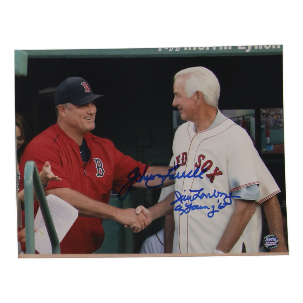 John Farrell & Jim Lonborg Signed Red Sox 8x10 Photo Inscribed "Cy Young '67" (AWM) at PristineAuction.com