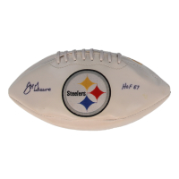 Joe Greene Signed Steelers Logo Football Inscribed "HOF 87" (Watt) at PristineAuction.com