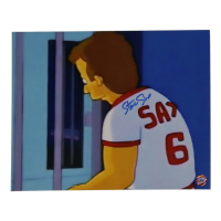 Steve Sax Signed "The Simpsons" 8x10 Photo (AWM) at PristineAuction.com