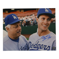 Steve Sax Signed Dodgers 8x10 Photo (AWM) at PristineAuction.com