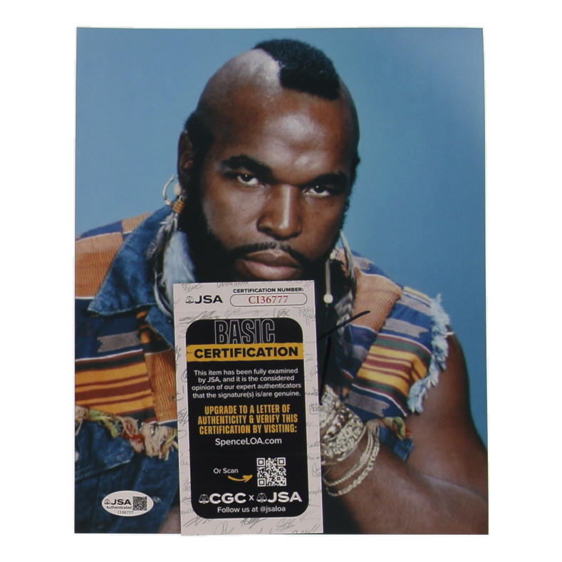 Mr. T Signed 8x10 Photo (JSA) at PristineAuction.com Mr. T Signed 8x10 Photo (JSA) at PristineAuction.com