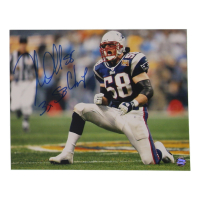 Matt Chatham Signed Patriots 8x10 Photo Inscribed "3x SB Champ" (AWM) at PristineAuction.com
