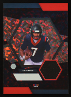 C.J. Stroud 2024 TruSport Jumbo TruCreator Cracked Ice #9 #JC-CS JSY at PristineAuction.com