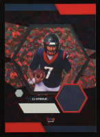 C.J. Stroud 2024 TruSport Jumbo TruCreator Cracked Ice #9 #JC-CS JSY at PristineAuction.com