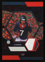 C.J. Stroud 2024 TruSport Jumbo TruCreator Cracked Ice #9 #JC-CS JSY at PristineAuction.com