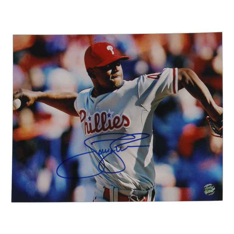 Tom Gordon Signed Phillies 8x10 Photo (AWM) at PristineAuction.com Tom Gordon Signed Phillies 8x10 Photo (AWM) at PristineAuction.com