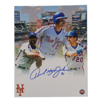 Howard "Hojo" Johnson Signed Mets 8x10 Photo (AWM) at PristineAuction.com