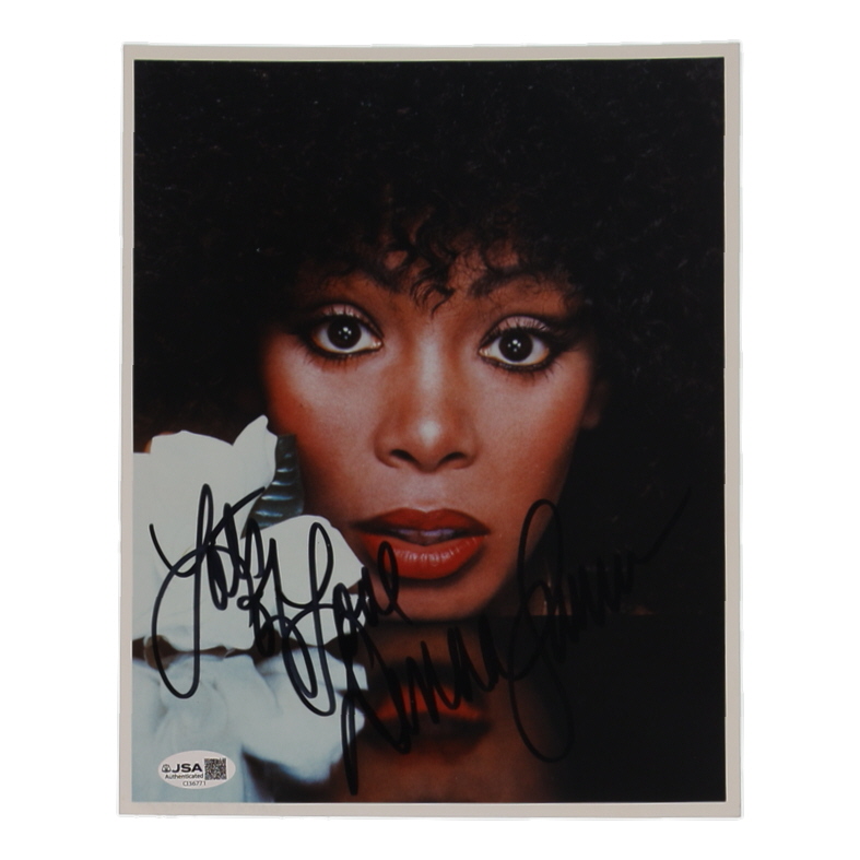 Donna Summer Signed 8x10 Photo Inscribed "Love" (JSA) at PristineAuction.com Donna Summer Signed 8x10 Photo Inscribed "Love" (JSA) at PristineAuction.com