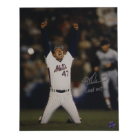Jesse Orosco Signed Mets 8x10 Photo Inscribed "Last Out" (AWM) at PristineAuction.com