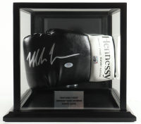 Mike Tyson Signed Hennessy Model Boxing Glove with Display Case (PSA & Tyson) at PristineAuction.com