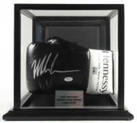 Mike Tyson Signed Hennessy Model Boxing Glove with Display Case (PSA & Tyson) at PristineAuction.com