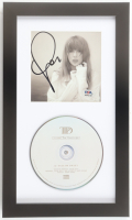 Taylor Swift Signed Custom Framed "The Tortured Poets Department" CD Album Insert Display with Disc (PSA) at PristineAuction.com