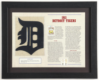 1911 Detroit Tigers Custom Framed Commemorative Patch Display at PristineAuction.com