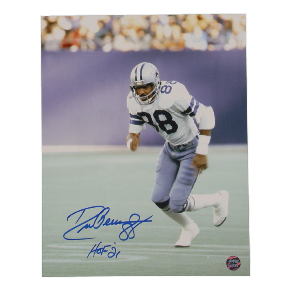 Drew Pearson Signed Cowboys 8x10 Photo Inscribed "HOF 21" (AWM) at PristineAuction.com