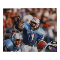 Warren Moon Signed Oilers 8x10 Photo (AWM) at PristineAuction.com