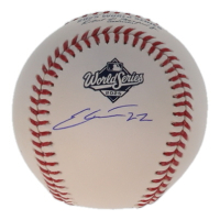 Ernie Clement Signed 2025 World Series Logo Baseball (PSA) at PristineAuction.com