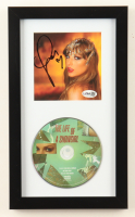 Taylor Swift Signed Custom Framed "The Life of a Showgirl" CD Insert Display with Disc (JSA) at PristineAuction.com