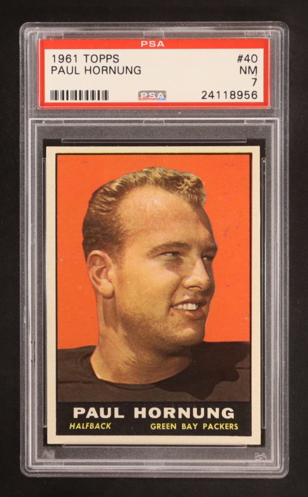 Paul Hornung 1961 Topps #40 (PSA 7)