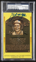 Joe Morgan Signed Hall Of Fame Plaque Postcard (PSA) at PristineAuction.com