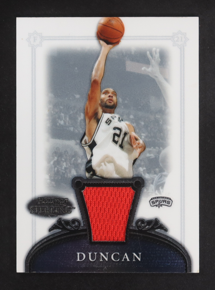 Tim Duncan 2006-07 Bowman Sterling Jersey #7 at PristineAuction.com Tim Duncan 2006-07 Bowman Sterling Jersey #7 at PristineAuction.com